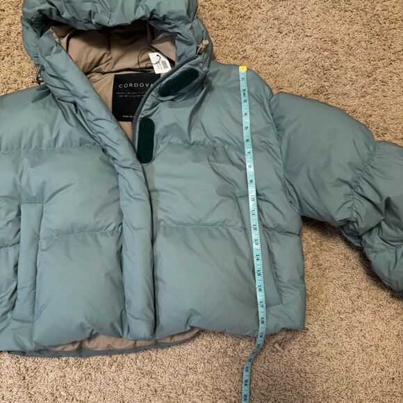 Cordova Aomori Ski Jacket Cropped Puffer Jacket NWT Medium Balsam Mint Green - Picture 7 of 9